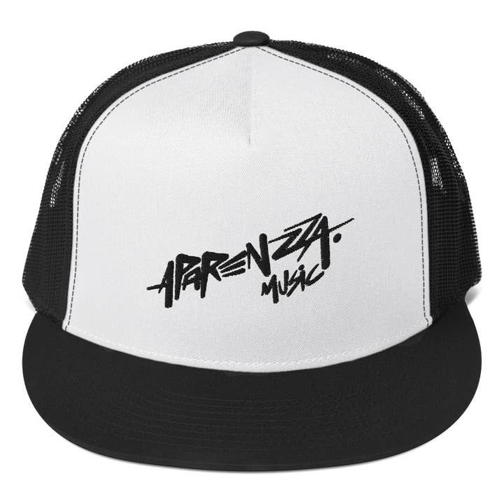 Sesh Wear – wholesale Trucker hat – Unisex – APARENZZA MUSIC MESH CAP BLACK LOGO