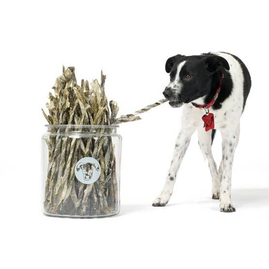 Pet Palette Distribution - Wholesale Pet Treats - Dog - Polkadog Cod Skins Crunchy Dog and Cat Treats Bulk 2lb1