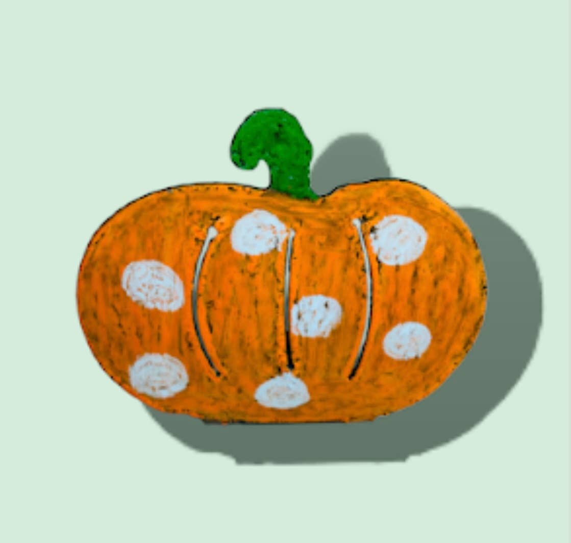 Whimsies – Objeto de mesa decorativo por atacado – Abóbora de pé Decorações da mesa de Ação de Graças Halloween US1