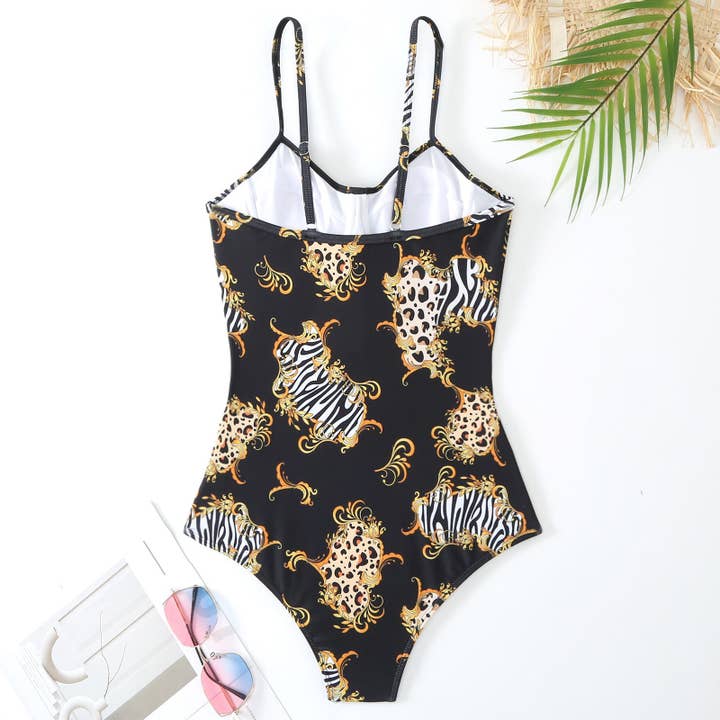 Sweetkama - Wholesale Two-piece swimsuit – Women’s - Two Shoulder One Piece Swimwear with Cover SKSW4011315