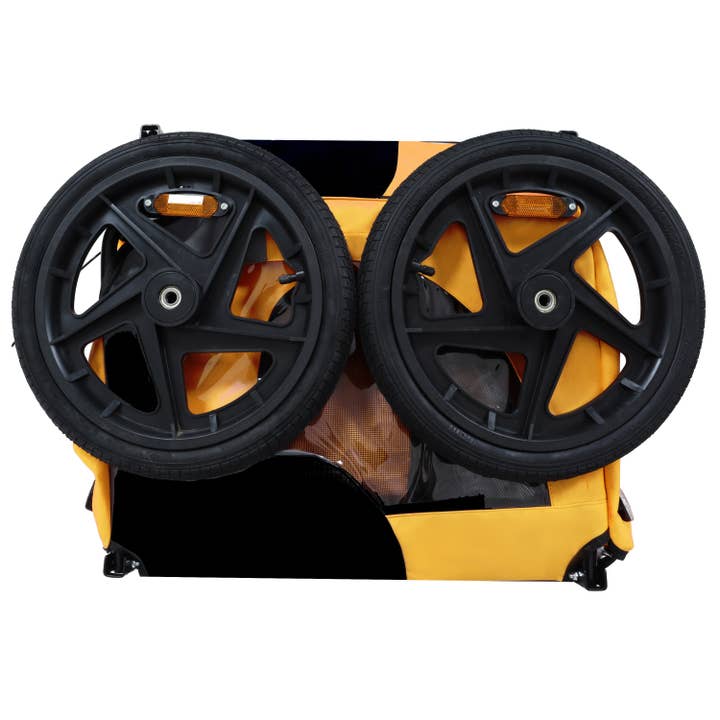39F Inc. - Wholesale Pet Carrier - Cat/Dog - Folding Pet Bike Trailer for Small to Medium Dogs, Yellow16