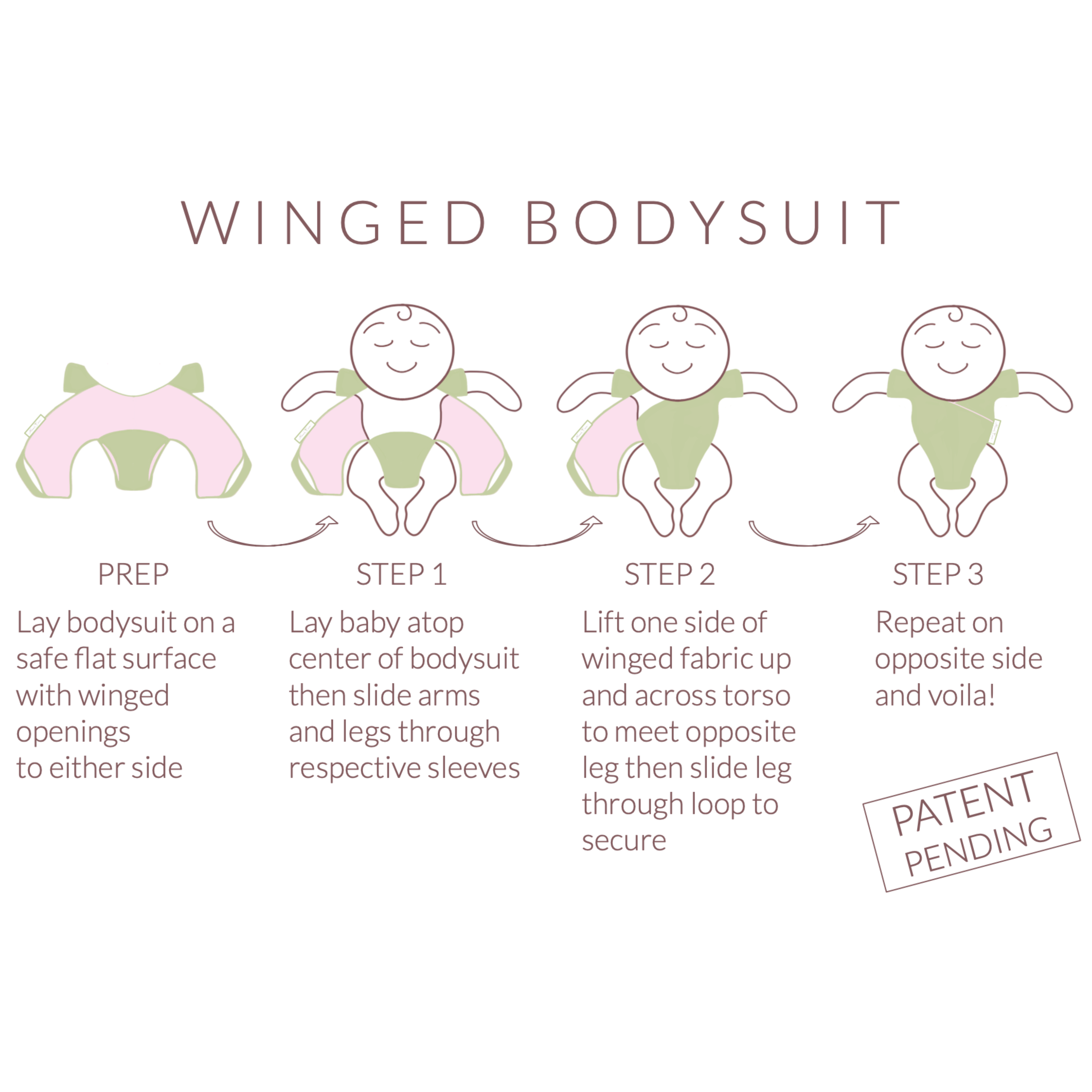 Mama Coco - Wholesale Bodysuit (Non-Footed) - Baby - WINGED BODYSUIT16