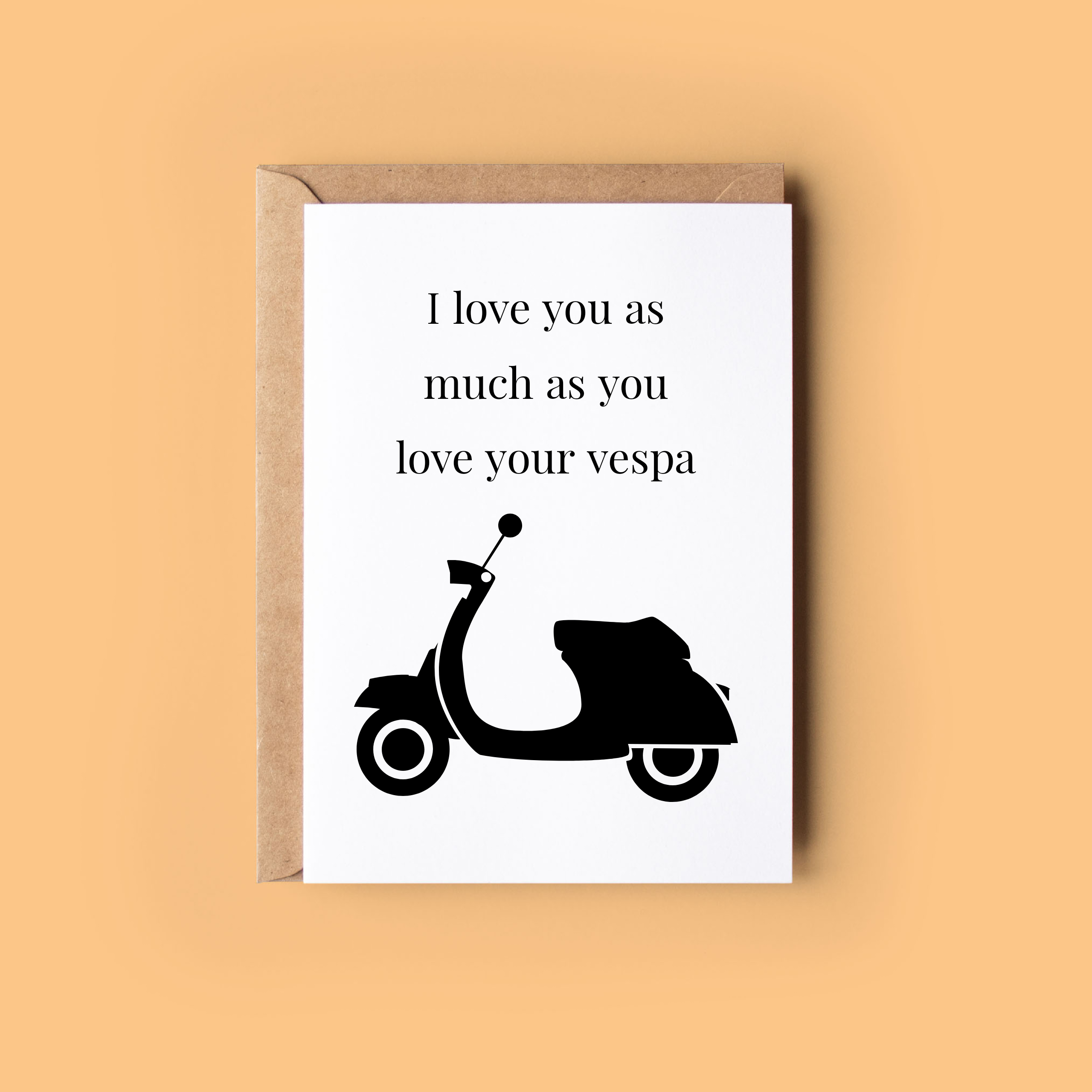Wonky Cards - Wholesale Love Card - I Love You as Much as You Love4