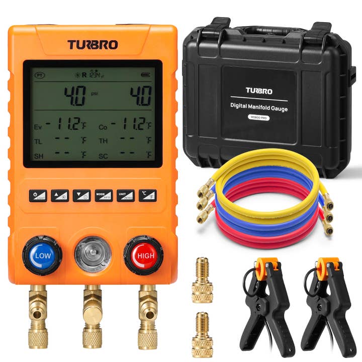 MG800-PRO Digital Manifold Gauge for wholesale by TURBRO
