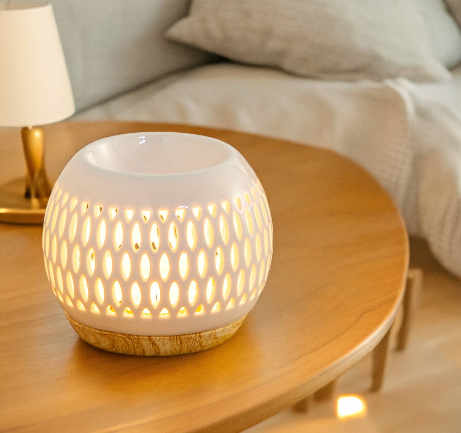 Zen'Arôme - Wholesale Oil Warmer - Scented burner, ceramic lattice scented wax melt7