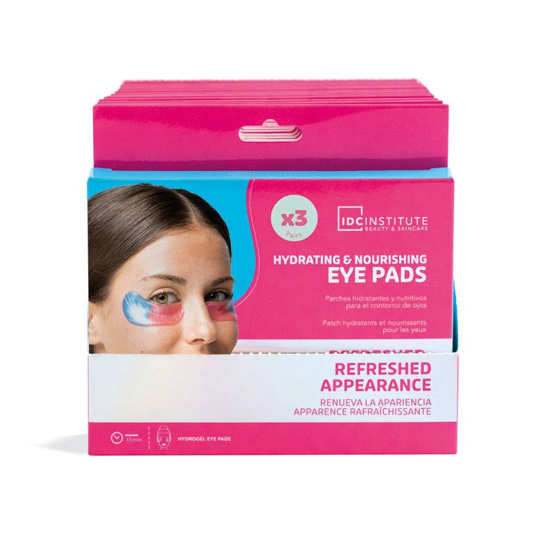 Aquarius Cosmetic SLU - Venta al por mayor Mascarillas para ojos - IDC INSTITUTE HIDRATANTE Y NUTRITIVO PARA EL CONTORNO DE OJOS 3u1