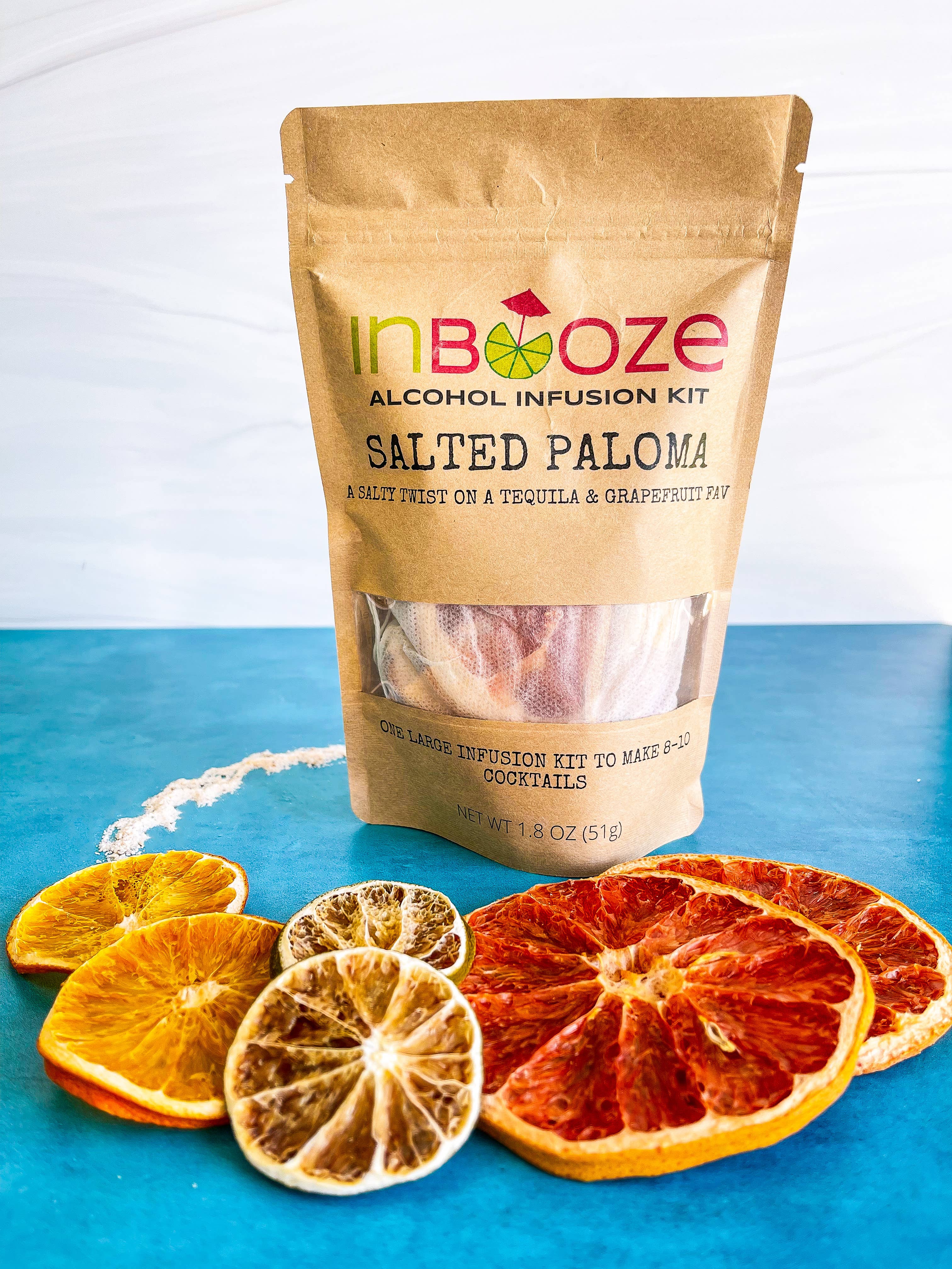 InBooze - Wholesale Cocktail Mix/Syrup - Salted Paloma Alcohol Infusion Cocktail Kit1