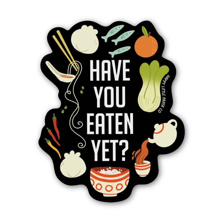 Avez-vous déjà mangé autocollant pour la vente par Happy Little Paper Co