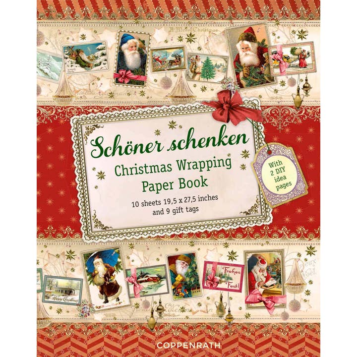 Christmas Wrapping Paper Book for wholesale by Alison Gardiner US