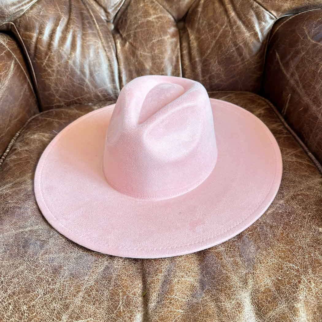 Queens INC - Wholesale Fedora - Women's - Fashion Classic Wide Brim Premium Suede Hat14