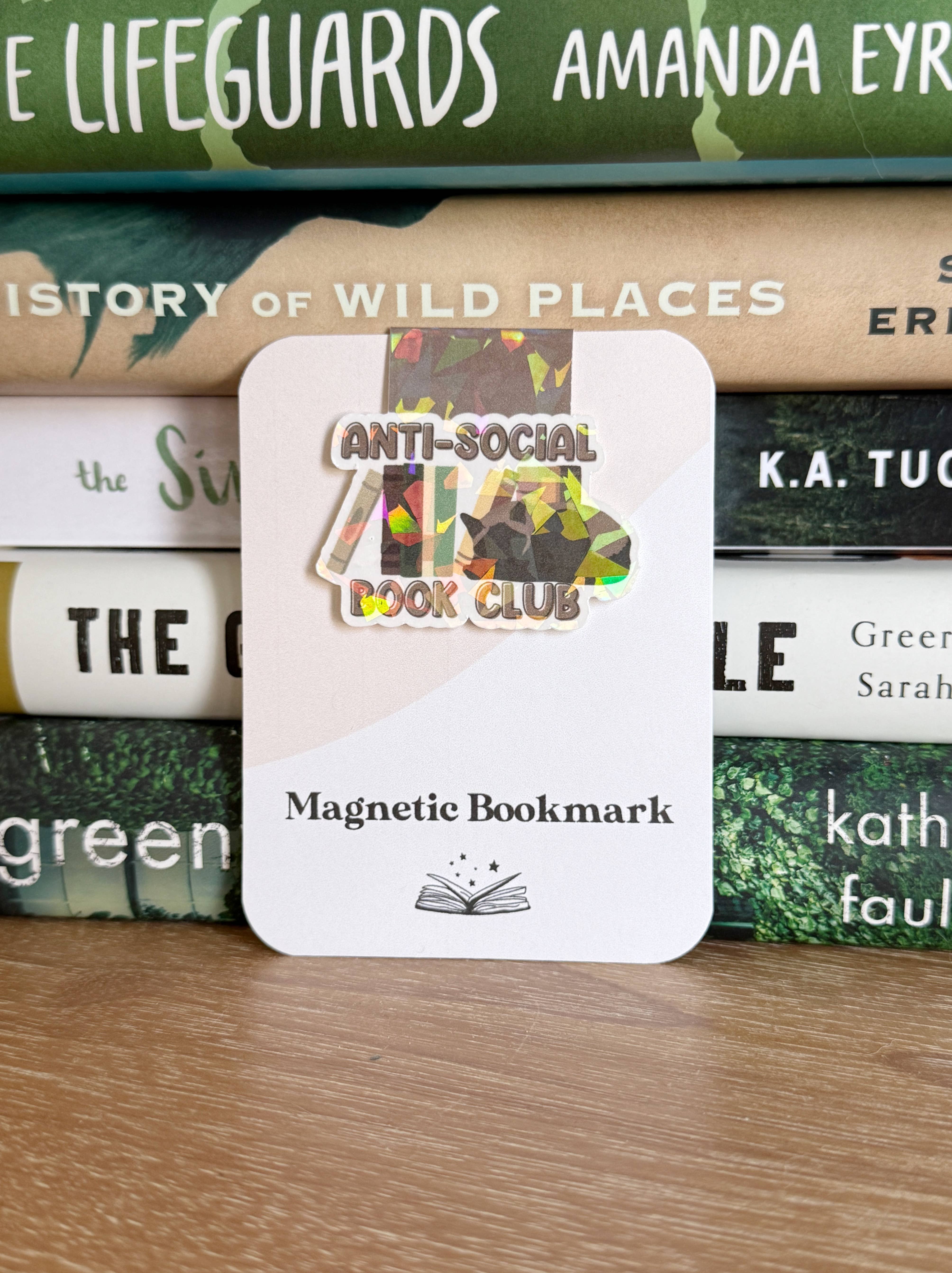 Clay Collection Co. – wholesale Bookmark – Anti Social Book Club Magnetic Bookmark2