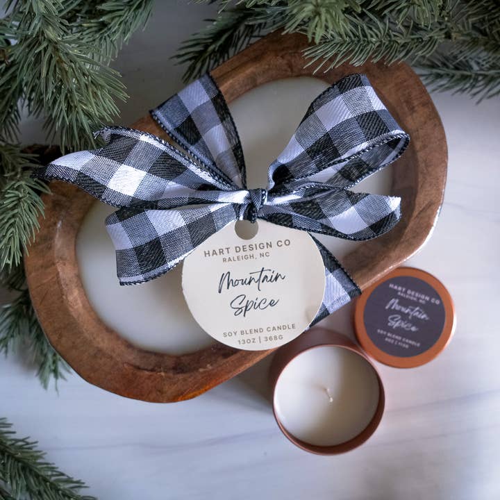 Hart Design Co - Vente Bougie en bocal - Mountain Spice | Collection Ski Haus2