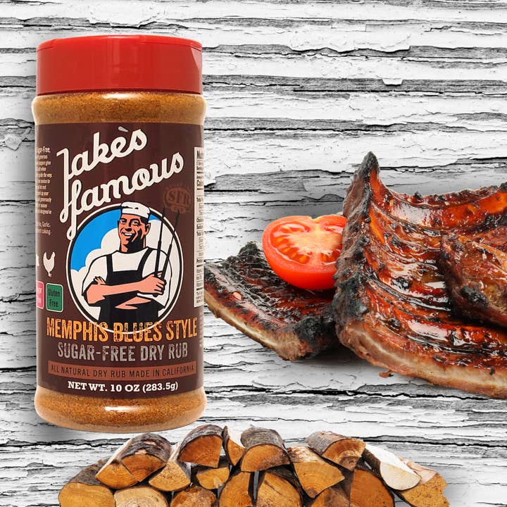Jake's Famous Foods, LLC - Wholesale Rub - Jake’s Famous Memphis Rub, 10 Oz Sugar Free, Gluten Free2