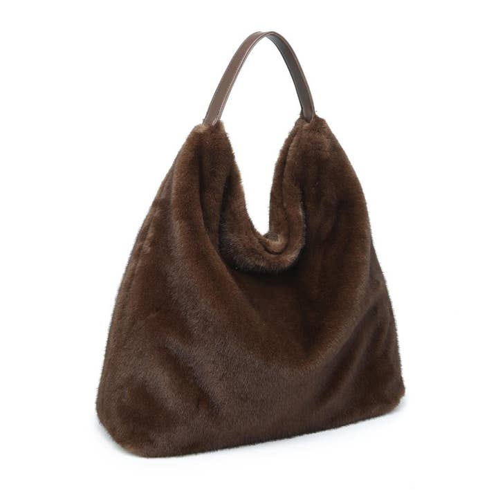 MiMi Wholesale - Wholesale Shoulder Bag - Women's - 36635 Chandler Faux Fur Hobo Bag8