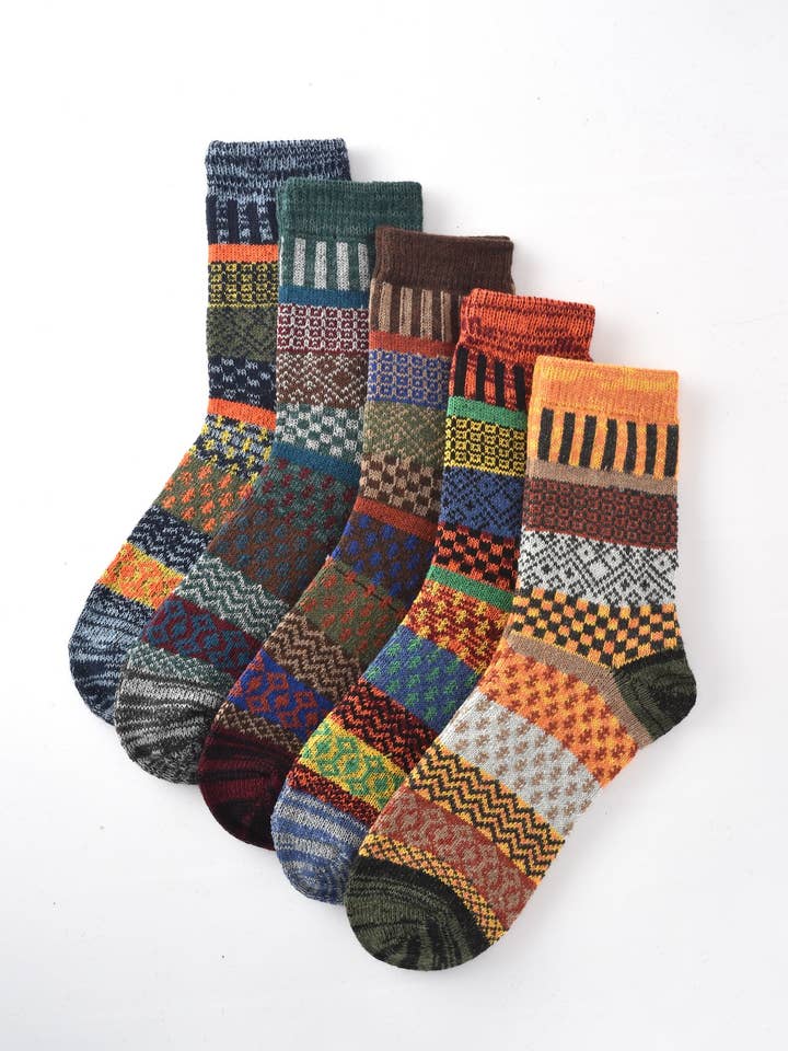 Rufia - Thick Mid-calf Socks for Winter for wholesale by Funkyrel® Atzbranding Limited