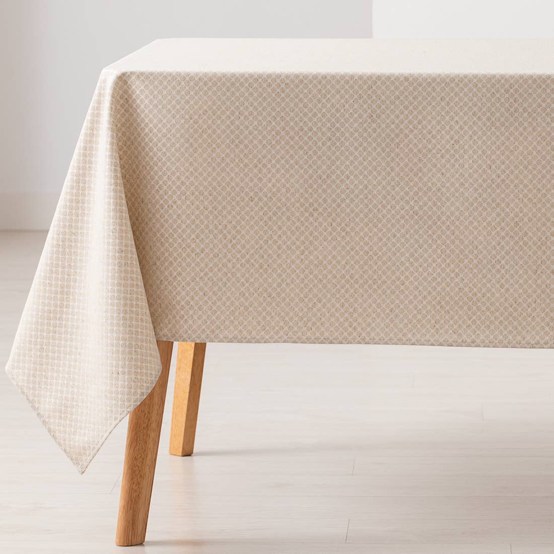 GAMUSI - Vente Nappes - Nappe imperméable jacquard coton géométrique LOSAN17