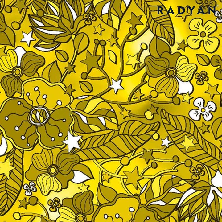 Flower Stars 4 Fabric for Custom Apparel Projects for wholesale by Radyan Fabrics