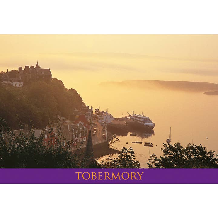 Medium Postcard Tobermory - Pack of 50 for wholesale by Island Blue Publishing