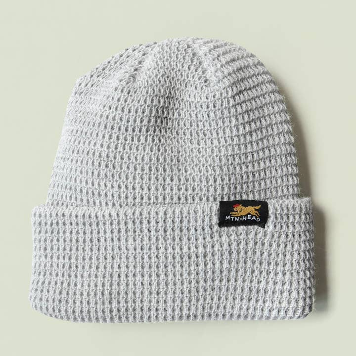 Waffle Toque - Heather Grey for wholesale by Muttonhead