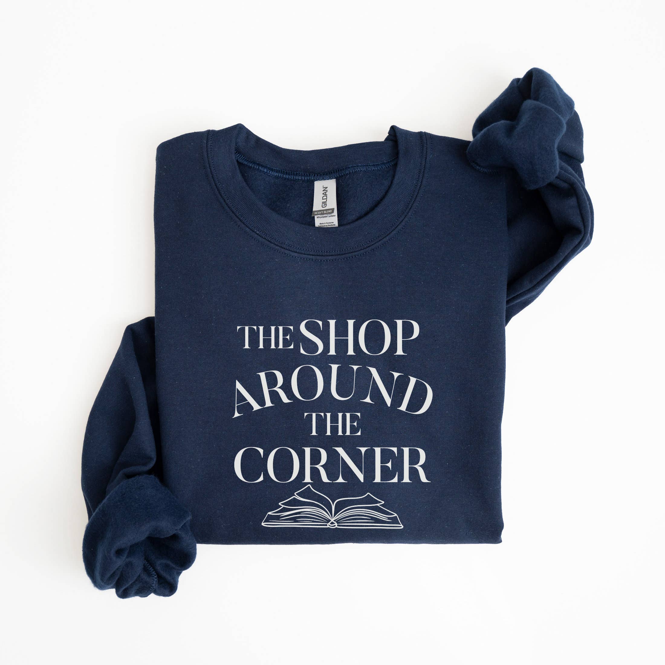 NVC Ecommerce LLC - Wholesale Graphic Sweatshirt - Women's - Bookish shirt, The Shop Around The Corner Bookworm T-Shirt4