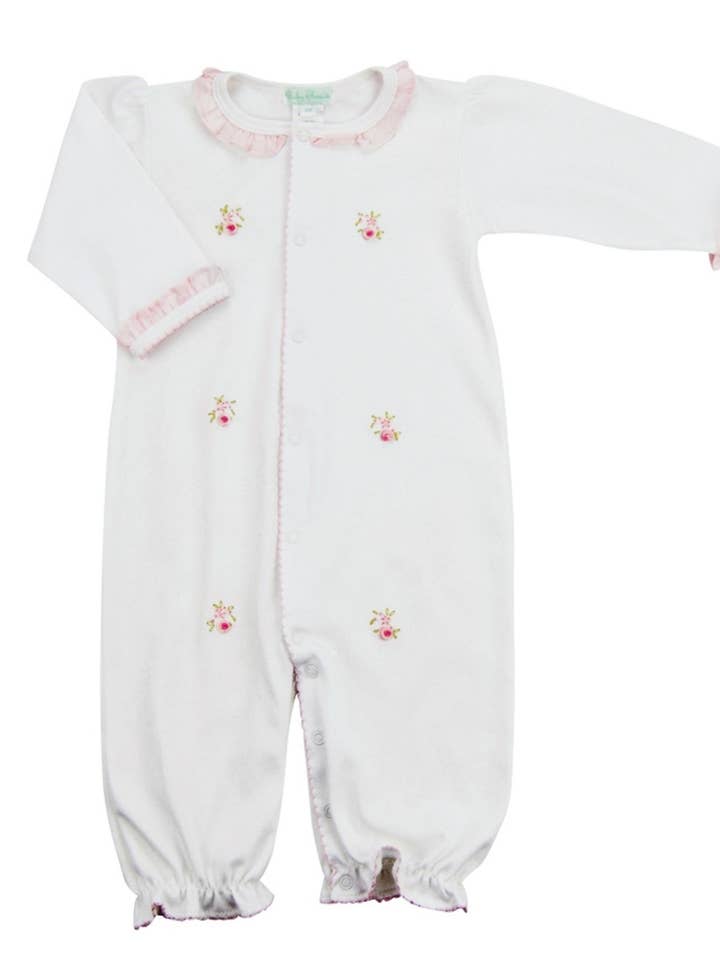 Buquês de flores Baby Girl Pima Cotton Converter Gown por atacado de Baby Threads