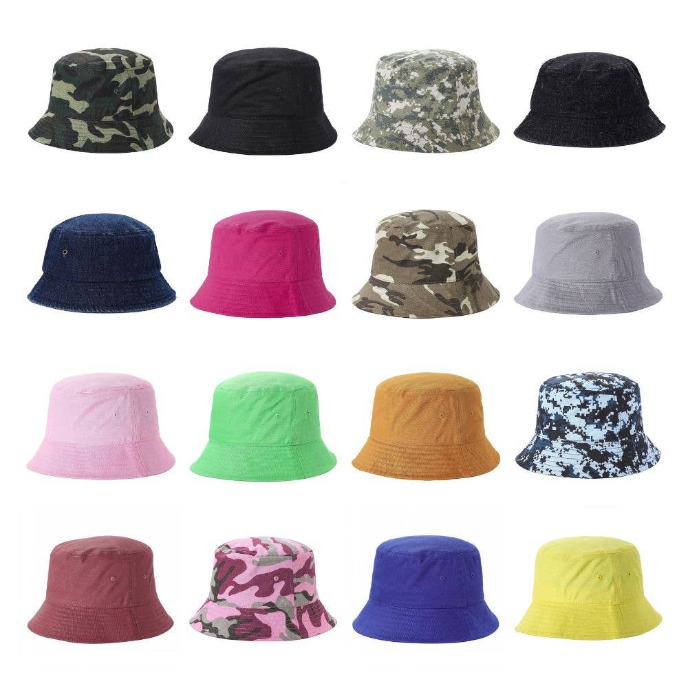 DOBBI - Wholesale Bucket Hat - Unisex - Bucket Solid Hat33