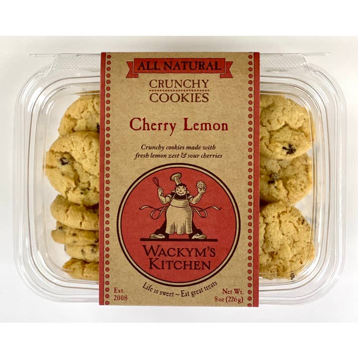 Cherry Lemon Cookies - 8 oz for wholesale by Wackym's Kitchen