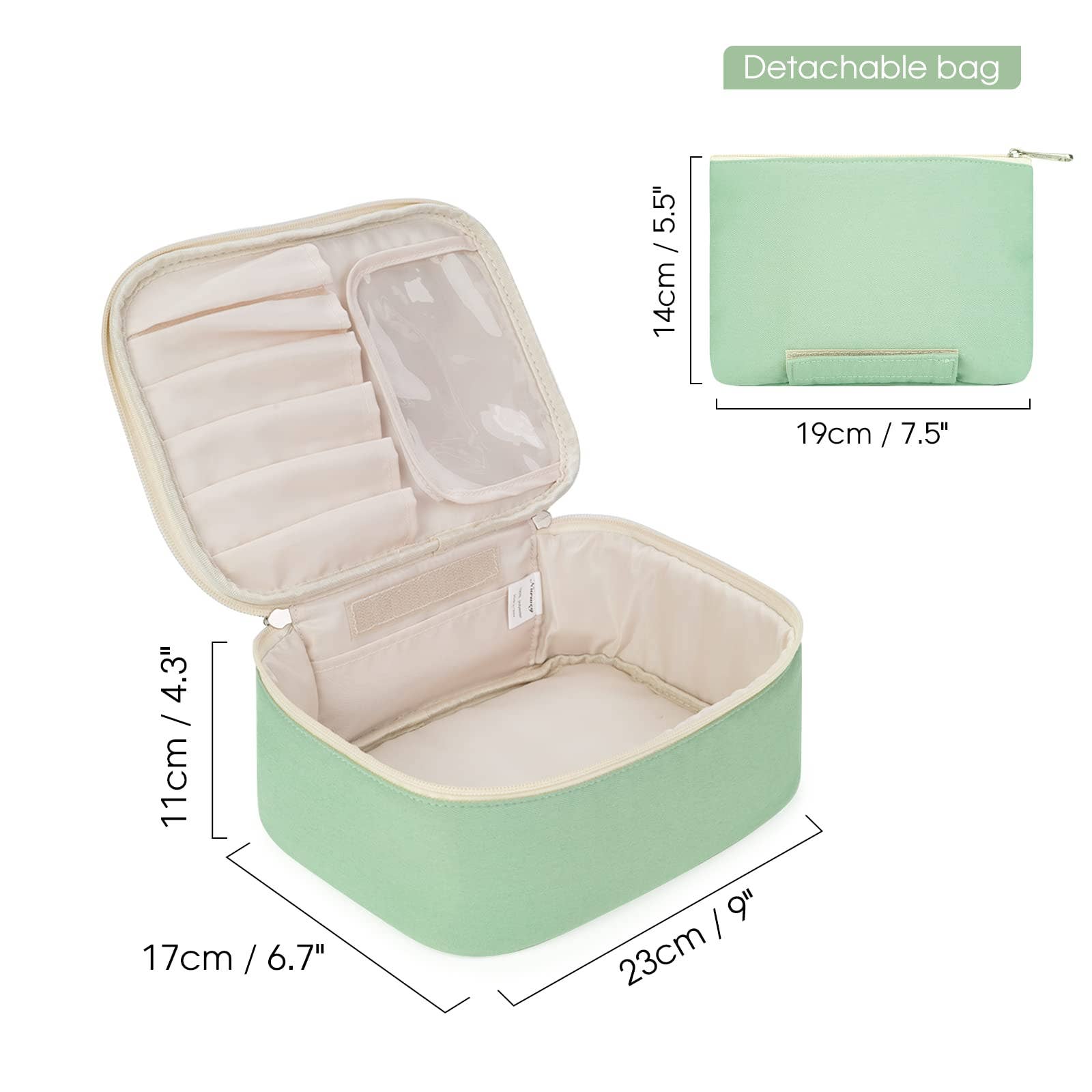 wandf - Vente Trousses de maquillage/cosmétique - Trousse à cosmétiques Narwey NW5122, trousse de maquillage de voyage1