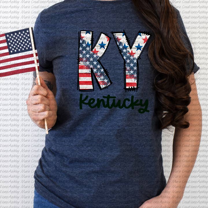KY, Kentucky por atacado de Ashley Marie Creations