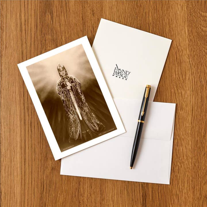 Found Image Press - Wholesale Stationery/Notecard Set - Greeting Card MS-86 Kriemhild from Die Nibelungen1