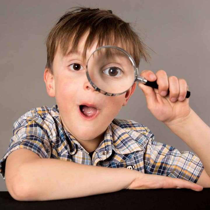 Heebie Jeebies - Wholesale Magnifying Glass - Sherlock Magnifier 75mm Scientific Tool