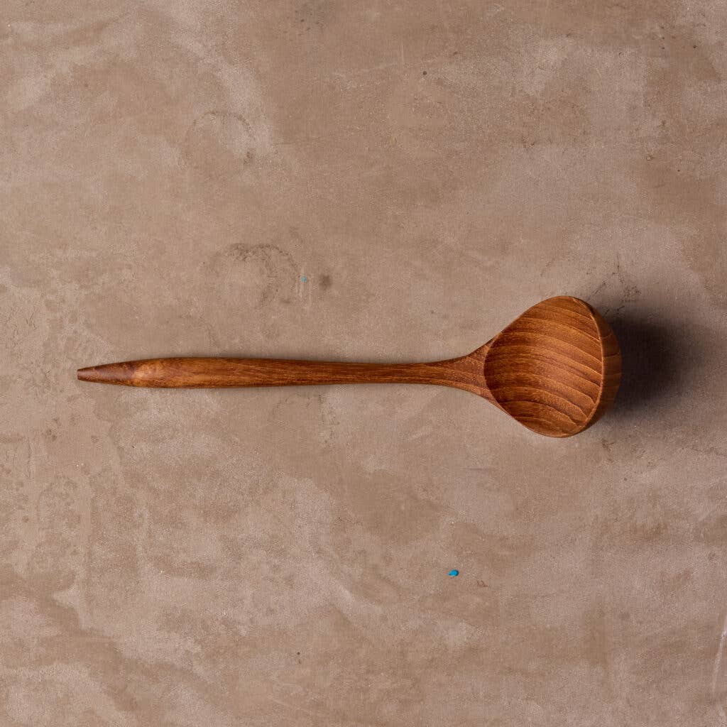 Be Home US - Wholesale Ladle - Teak Padma Sauce Ladle0