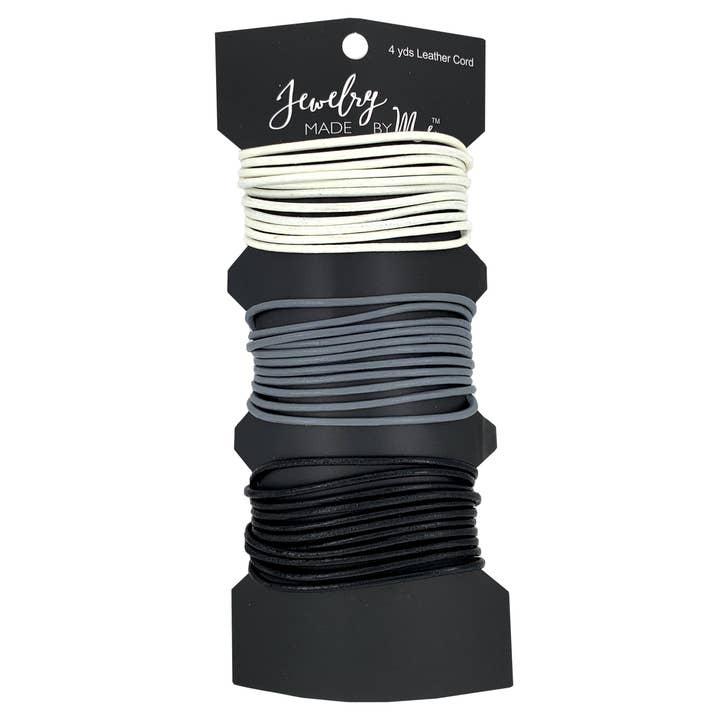 Jewelry Made by Me - Wholesale DIY Craft Kit - Rounded Leather Cording 2mm2