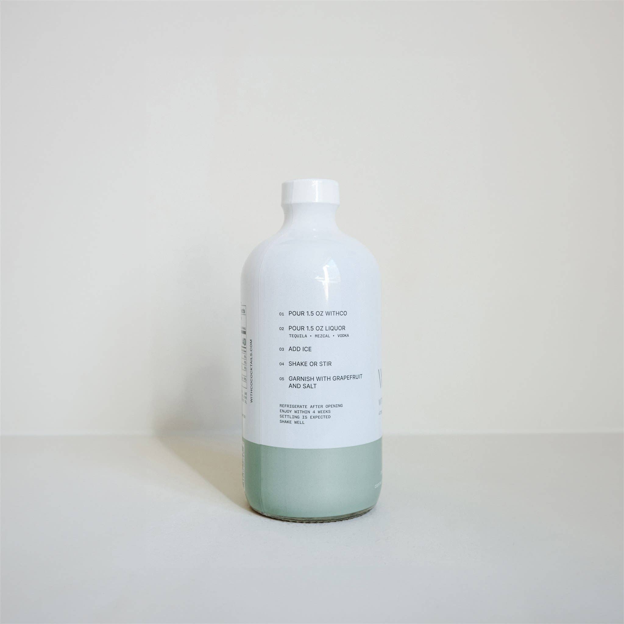 WithCo Cocktails - Wholesale Cocktail Mix/Syrup - Paloma Mix (Grapefruit, Lime Juice, Salt)7