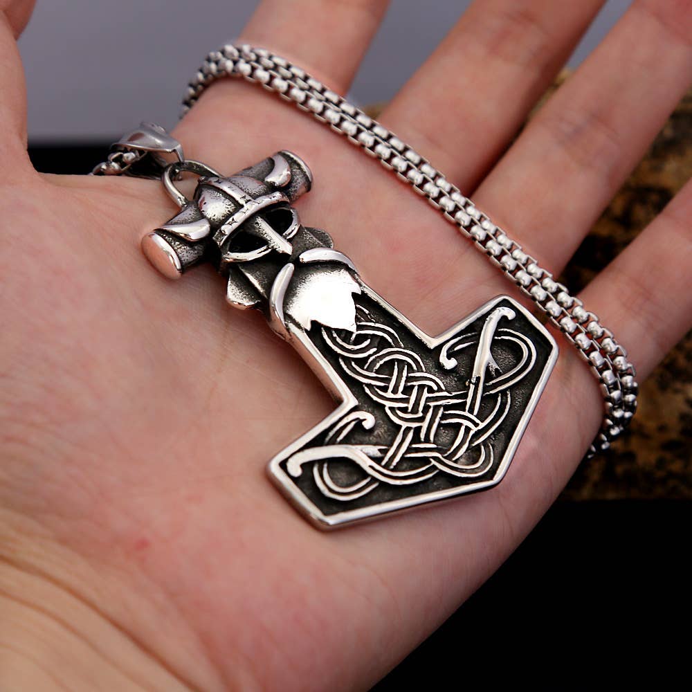 Gemcohub - Vente Colliers à pendentif - Collier en forme de marteau de Thor vintage de style viking3