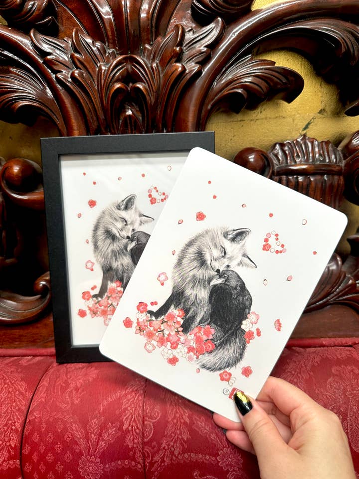"Love" Framed Art Card & Single Cards for wholesale by Stephanie Inagaki
