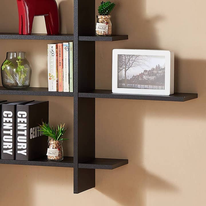 Danya B - Wholesale Wall-mounted shelf - Five Level Asymmetric Wall Shelf6