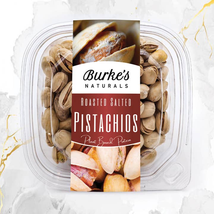 Pistácios Assados - Levemente Salgados por atacado de Burke's Naturals