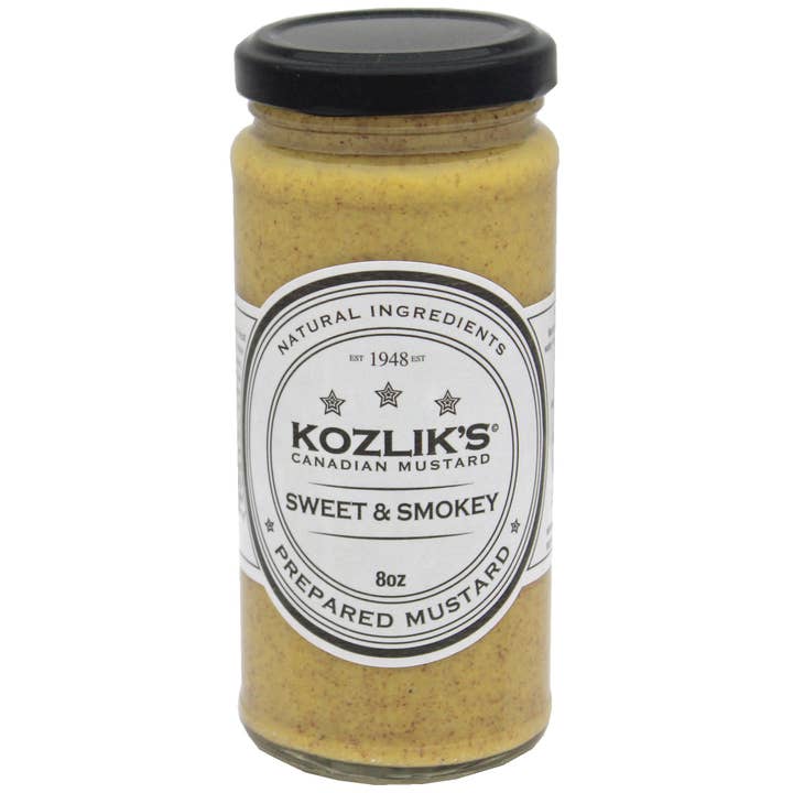 Sweet and Smokey Mustard - 8oz (227gm) for wholesale by M5 Corporation