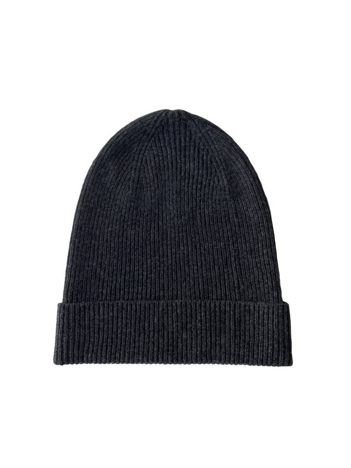 Ophelia Beanie - Dark Grey Melange for wholesale by Treasure Atelier Copenhagen