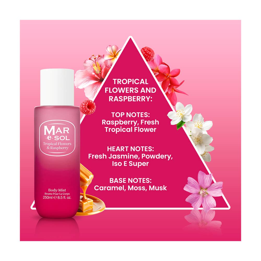 RAPHAEL COSMETIC CONSULTING / FASHION MAKE·UP - Wholesale Face & Body Mist/Water - BODY MIST 250ML - MAR•e•SOL15