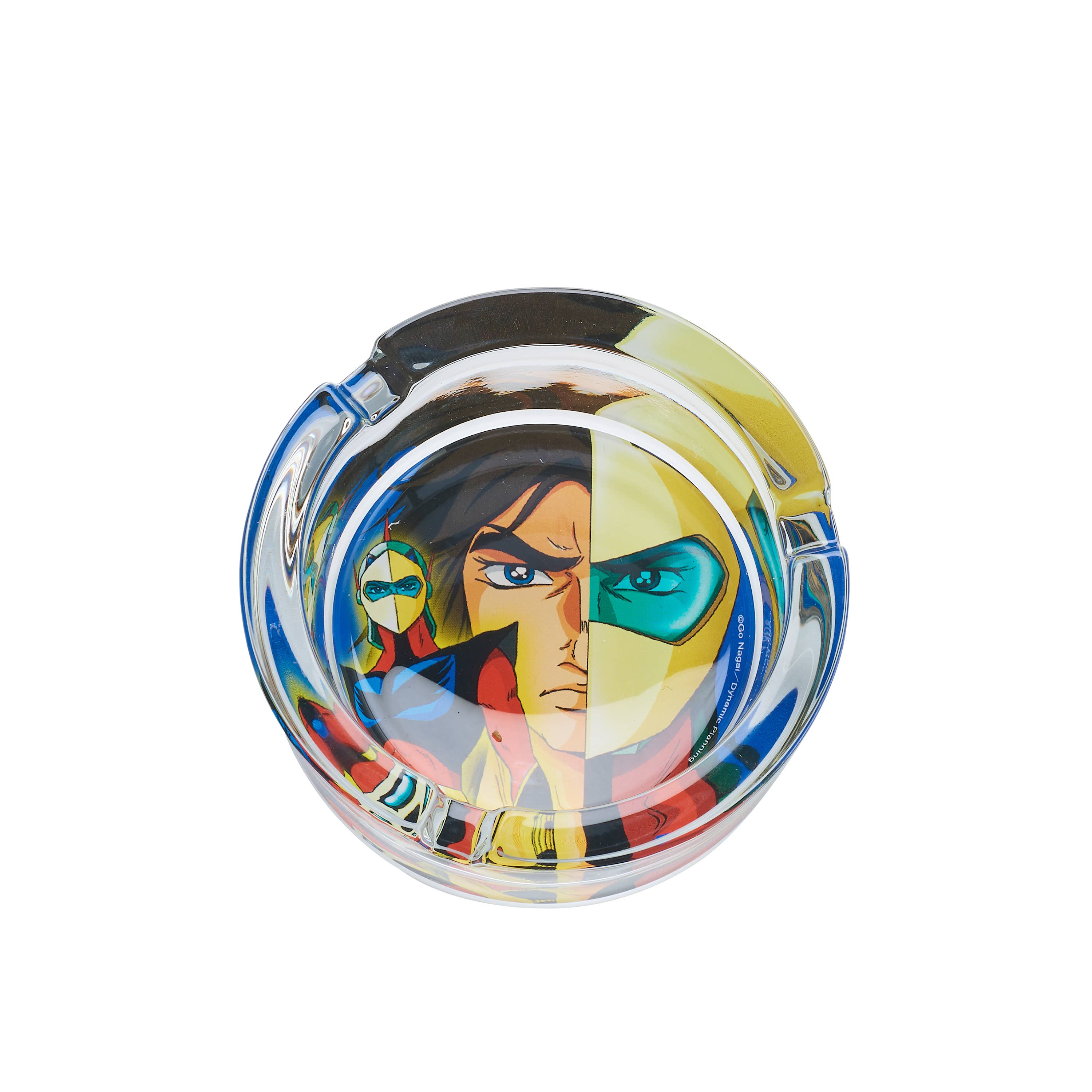 Champ by Polyflame - Wholesale Asbak - GOLDORAK glazen asbak van 8 cm6