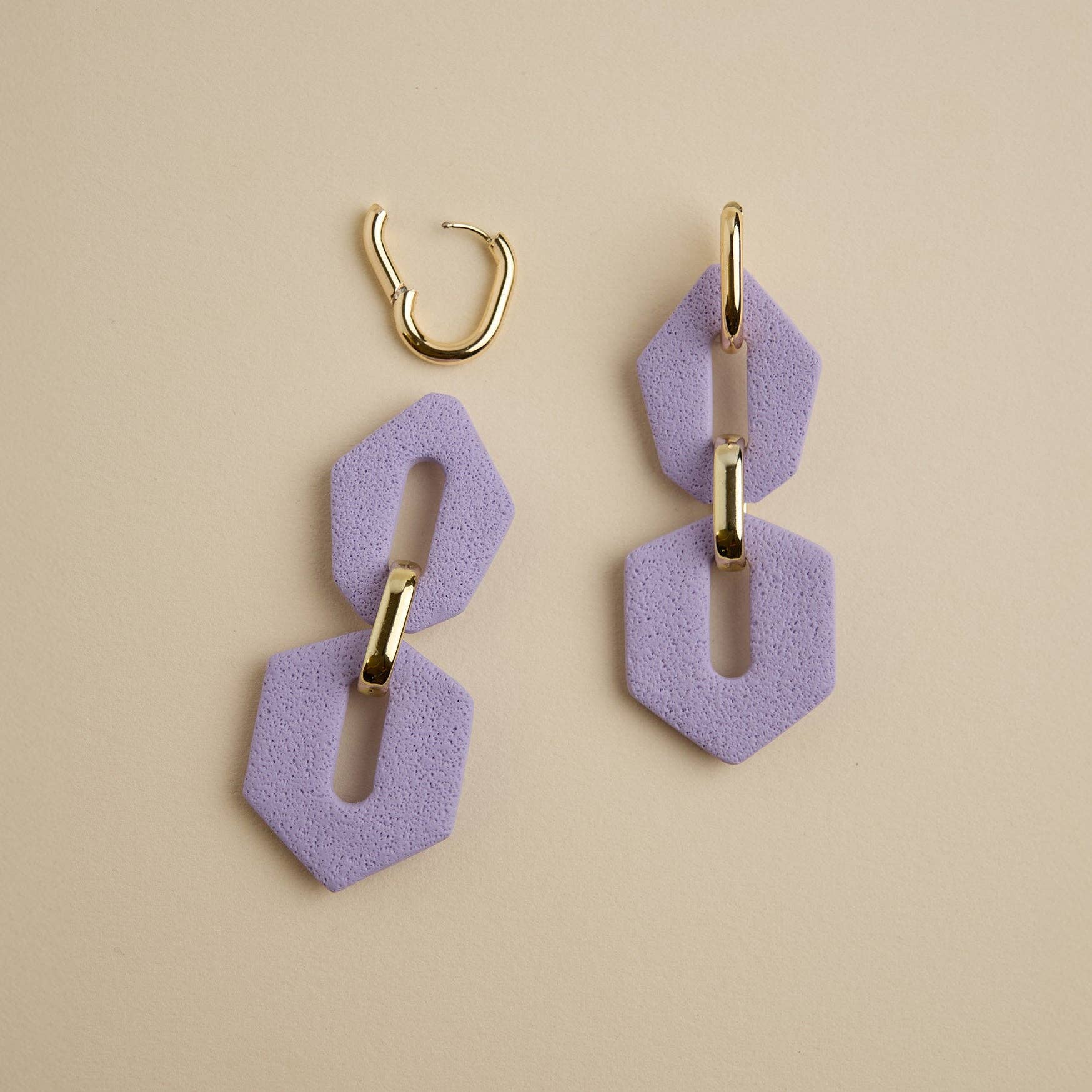 LYHO - Wholesale Hoop Earrings - Shilla Hoops | Handmade clay earrings | LYHO5
