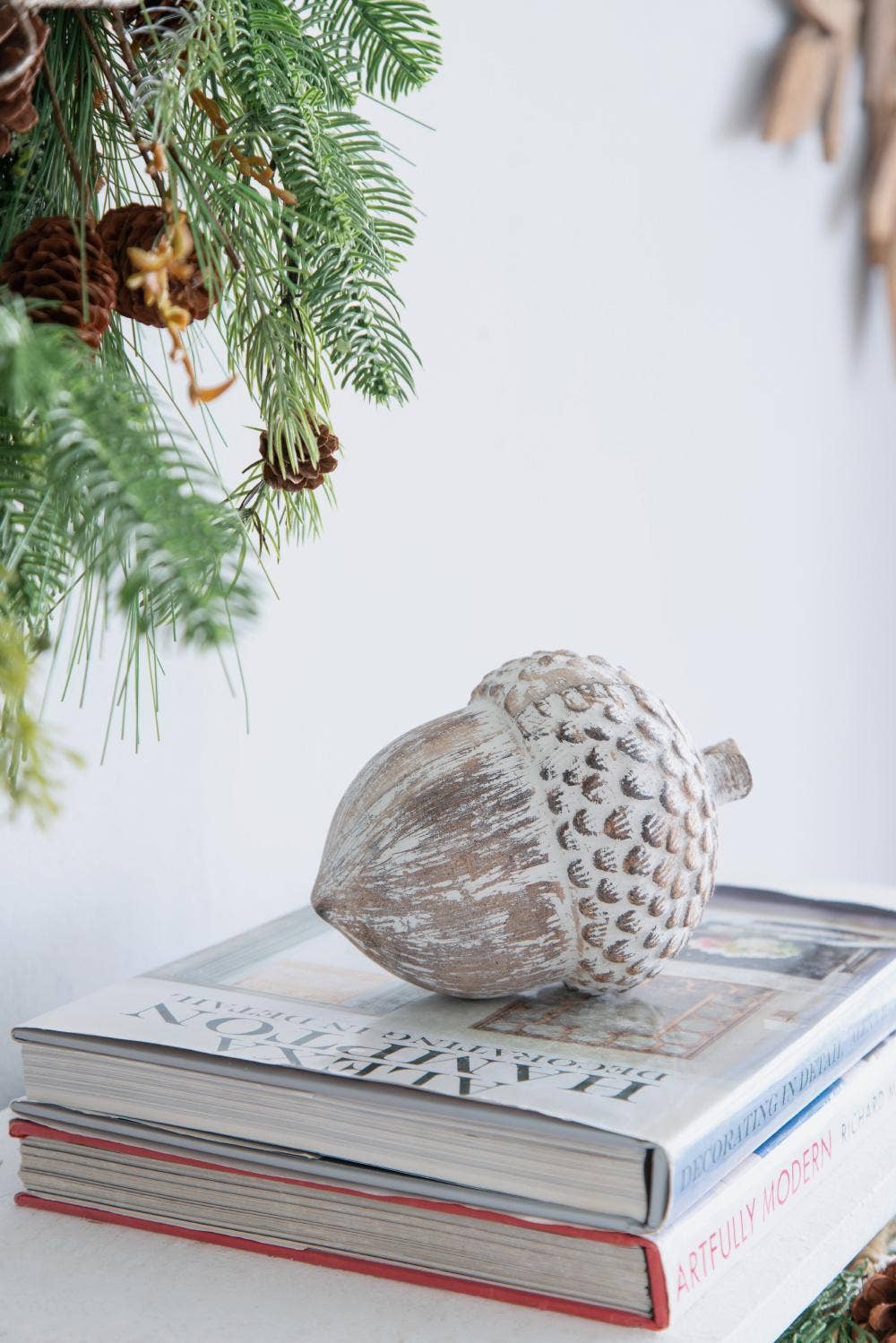 A&B Home Group Inc. - Vendita all'ingrosso Decorazione - Pigna D4,5x6,5" (Grande) - Marrone2