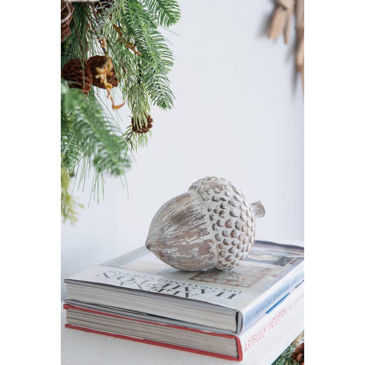 A&B Home Group Inc. - Vendita all'ingrosso Decorazione - Pigna D4,5x6,5" (Grande) - Marrone2