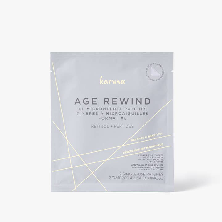 Karuna – Großhandel Akne-/Hydrokolloid-Pflaster – Age Rewind XL Mikronadelpflaster (1 Paar/2 Pflaster)