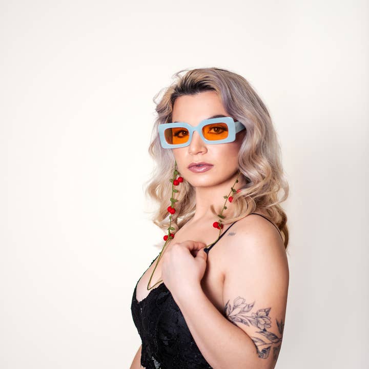 Hemsin Atelier - Vendita all'ingrosso Cordino per occhiali - Donna - Cordino per occhiali Cherry8