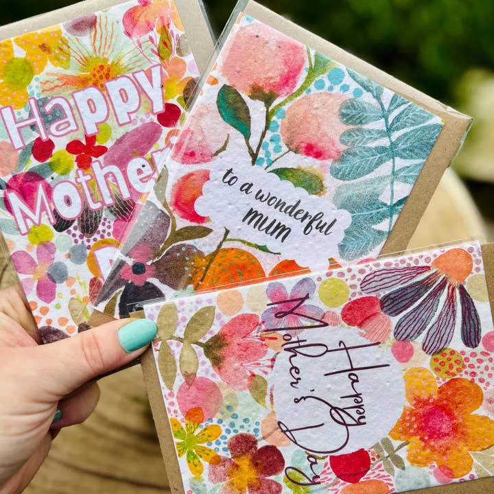 Erika's Whimsical Art – wholesale Mother’s Day card – To A Wonderful Mum Card – Plantable Mother’s Day Seed Paper 6