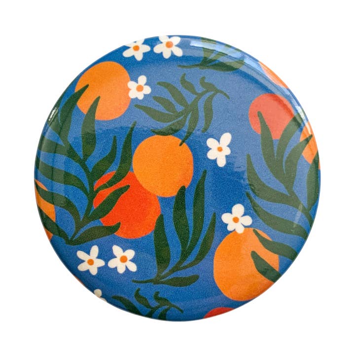 Oranges Magnetic Button Bottle Opener for wholesale by Bean Horse Car Designs