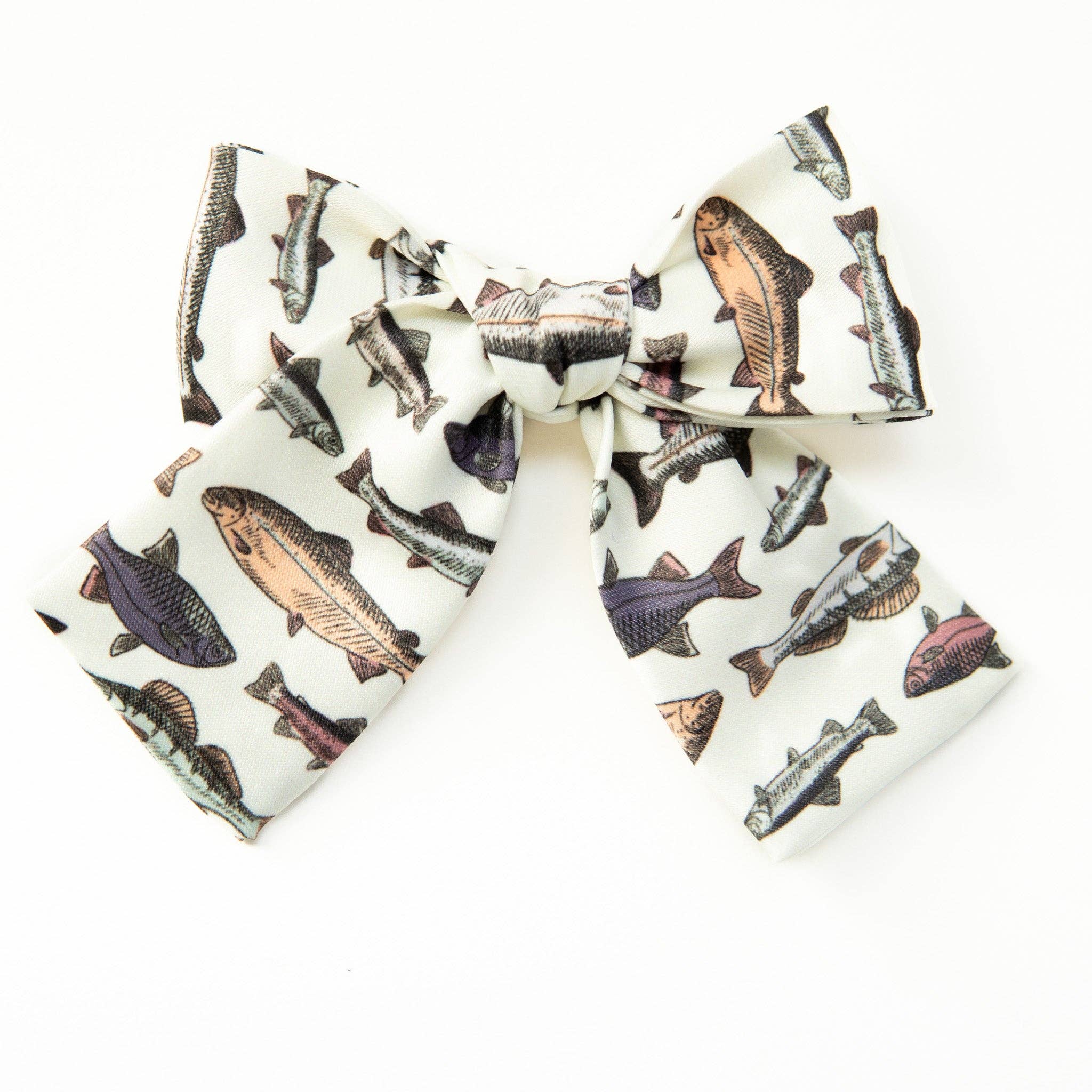 Boon Ties - Wholesale Hair Bow - Kids - Fish On! Petite Hair Bow0